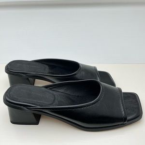 French connection slip on mules